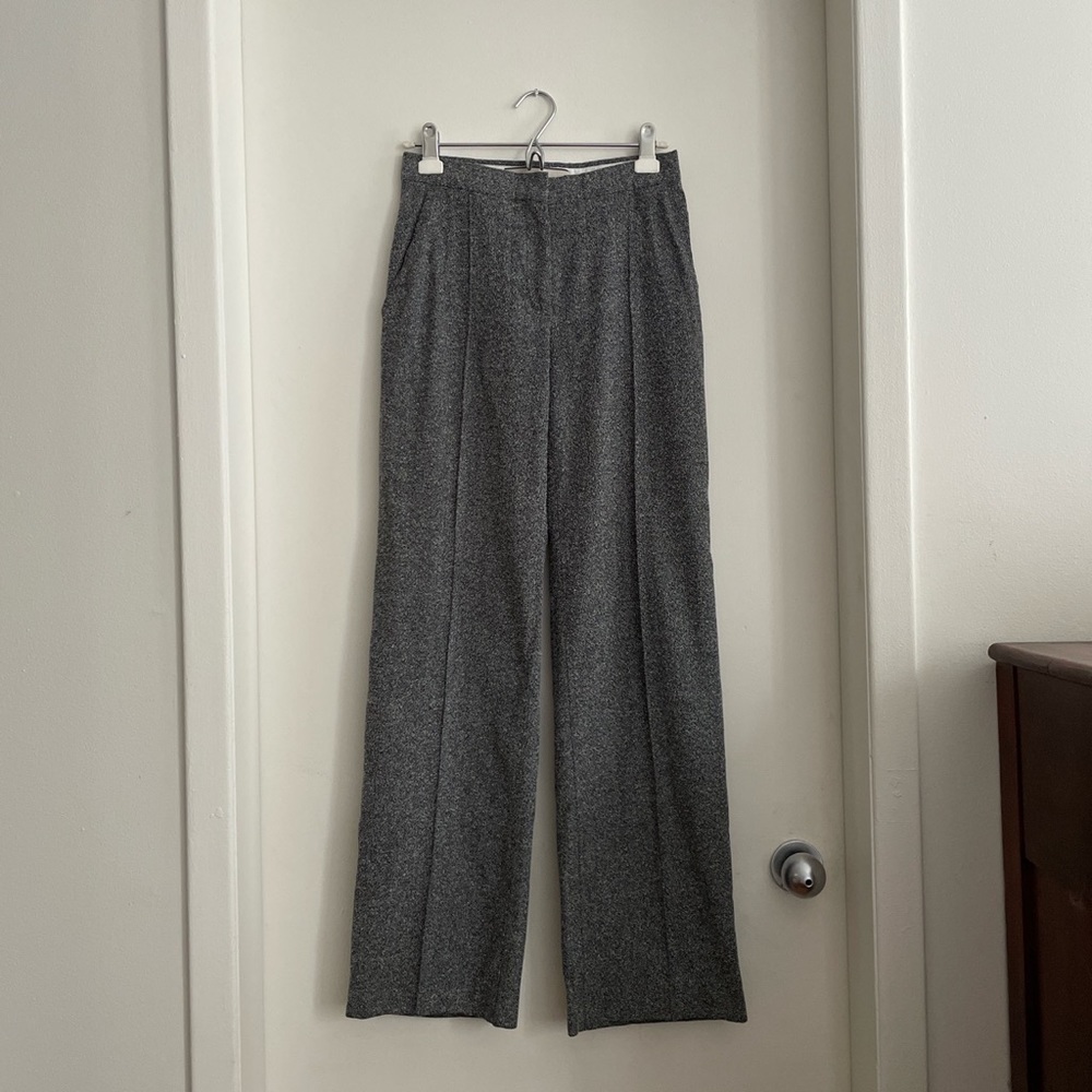 High waisted Paul Smith wool and cotton pants